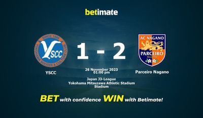YSCC 대 Parceiro Nagano 예측, 확률 및 베팅 팁 2023-11-26