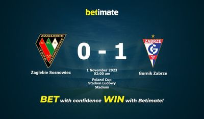 Zaglebie Sosnowiec 대 Gornik Zabrze 예측, 승률 및 베팅 팁 2023년 10월 31일