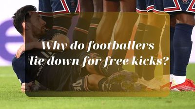 Lying Down Behind Free Kick Wall: The Art of Football Strategic