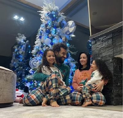 Mo Salah being criticized for posting a Christmas Tree photo