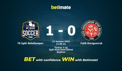 76 Igdir Belediyespor vs Fatih Karagumruk Prognozy, kursy i typy bukmacherskie 01.11.2025