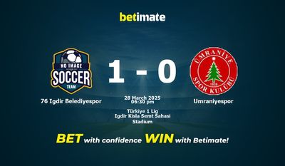 76 Igdir Belediyespor vs Umraniyespor Prognozy, kursy i typy bukmacherskie 28.03.2025