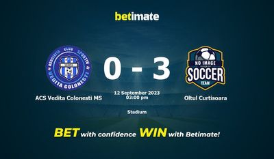 ACS Vedita Colonesti MS vs Oltul Curtisoara przewidywania, kursy i typy bukmacherskie 12.09.2023