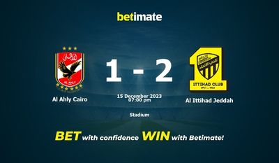 Al Ahly Cairo vs Al Ittihad Jeddah prognozy, kursy i typy bukmacherskie 15.12.2023