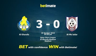 Al Gharafa vs Al-Mu'aidar przewidywania, kursy i typy bukmacherskie 20.10.2023
