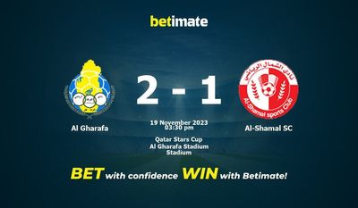 Al Gharafa vs Al-Shamal SC przewidywania, kursy i typy bukmacherskie 19.11.2023