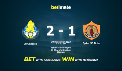 Al Gharafa vs Qatar SC Doha prognozy, kursy i wzmacniacze; Typy bukmacherskie 20.12.2023