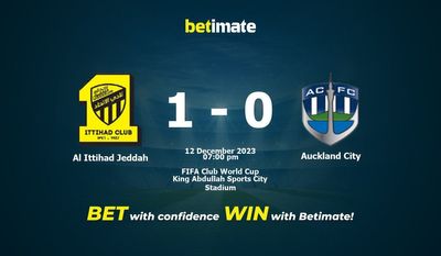 Al Ittihad Jeddah – Auckland City przewidywania, kursy i typy bukmacherskie 12.12.2023