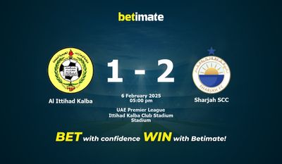 Al Ittihad Kalba vs Sharjah SCC Prognoza, kursy i porady bukmacherskie 02/06/2025