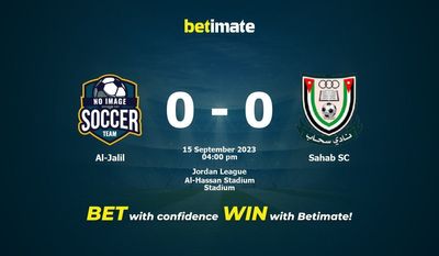 Al-Jalil vs Sahab SC przewidywania, kursy i typy bukmacherskie 15.09.2023