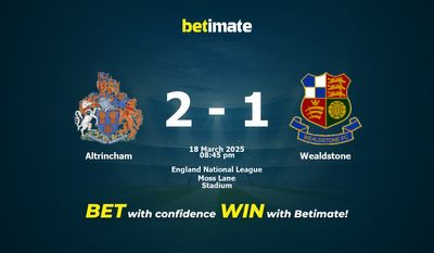Altrincham vs Wealdstone Prognoza, kursy i porady dotyczące zakładów 18.03.2025