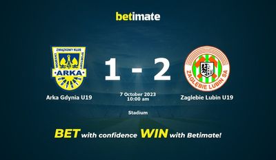 Arka Gdynia U19 vs Zagłębie Lubin U19 przewidywania, kursy i typy bukmacherskie 10.07.2023