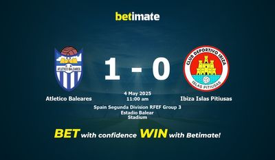 Atletico Baleares vs Ibiza Islas Pitiusas Prognozy, kursy i typy bukmacherskie 04.05.2025
