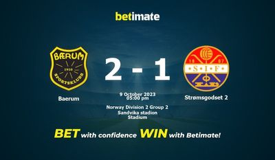 Baerum vs Strømsgodset 2 przewidywania, kursy i typy bukmacherskie 10.09.2023