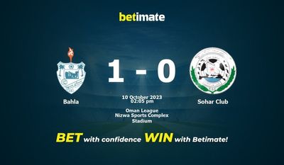 Bahla – Sohar Club przewidywania, kursy i typy bukmacherskie 10.10.2023