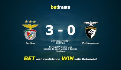 Benfica vs Portimonense przewidywania, kursy i typy bukmacherskie 25.02.2024