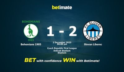 Bohemians 1905 vs Slovan Liberec Prognozy, kursy i typy bukmacherskie 12.02.2023