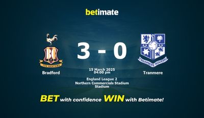Bradford vs Tranmere Prognoza, kursy i porady bukmacherskie 15.03.2025