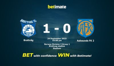 Brattvåg vs Aalesunds FK 2 przewidywania, kursy i typy bukmacherskie 24.09.2023