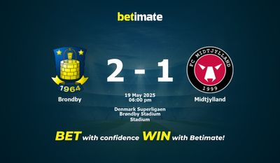 Brondby vs Midtjylland przewidywania, kursy i typy bukmacherskie 19.05.2025