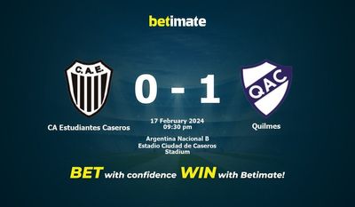 CA Estudiantes Caseros – Quilmes przewidywania, kursy i typy bukmacherskie 17.02.2024