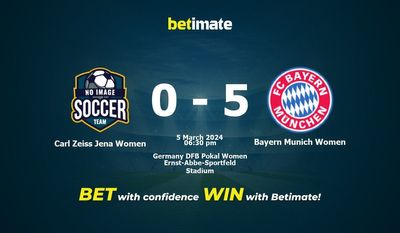Carl Zeiss Jena Women - Bayern Monachium Women Przewidywania, kursy i typy bukmacherskie 03.05.2024