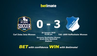 Carl Zeiss Jena Women vs TSG 1899 Hoffenheim Women Prognoza, kursy i porady dotyczące zakładów 26.01.2025