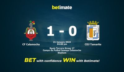 CF Calamocha vs CDJ Tamarite przewidywania, kursy i typy bukmacherskie 21.01.2024