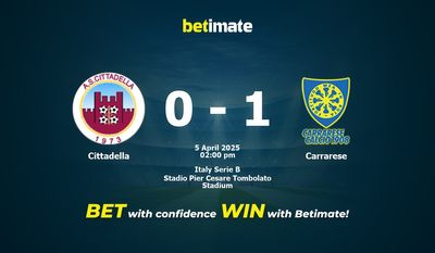 Cittadella vs Carrarese Prognoza, kursy i porady bukmacherskie 04/05/2025