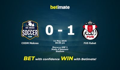 CODM Meknes vs FUS Rabat Prognoza, kursy i porady bukmacherskie 05/11/2025