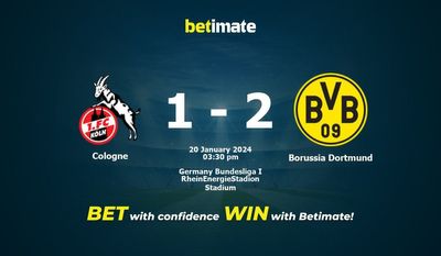 Kolonia – Borussia Dortmund przewidywania, kursy i typy bukmacherskie 20.01.2024