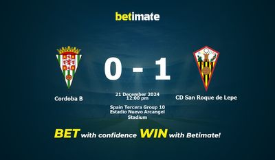 Cordoba B vs CD San Roque de Lepe przewidywania, kursy i typy bukmacherskie 21.12.2024