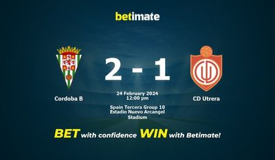 Cordoba B vs CD Utrera przewidywania, kursy i typy bukmacherskie 24.02.2024