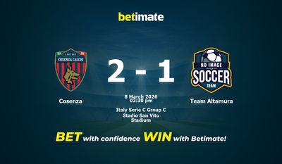 Cosenza vs Team Altamura przewidywania, kursy i typy bukmacherskie 08.03.2026
