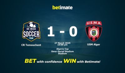 CR Temouchent vs USM Alger Prognoza, kursy i porady bukmacherskie 27.03.2025