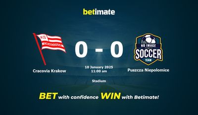 Cracovia Kraków vs Puszcza Niepołomice Prognozy, kursy i typy bukmacherskie 01.10.2025