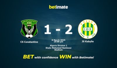 CS Constantine vs JS Kabylie Prognoza, kursy i porady dotyczące zakładów 03/08/2025