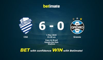 CSA vs Gremio Prognoza, kursy i porady bukmacherskie 05/01/2025