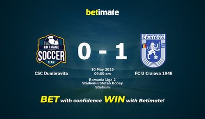CSC Dumbravita vs FC U Craiova 1948 Prognozy, kursy i typy bukmacherskie 05.10.2025