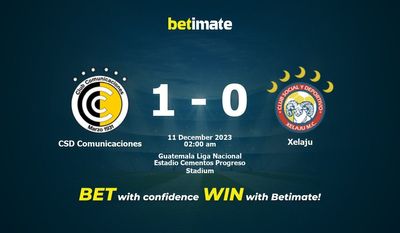 CSD Comunicaciones vs Xelaju przewidywania, kursy i typy bukmacherskie 12.11.2023