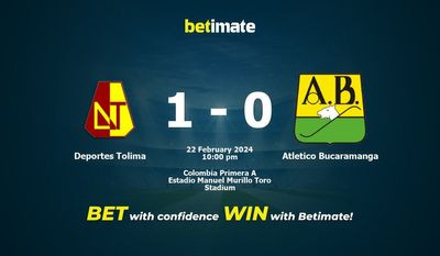 Deportes Tolima vs Atletico Bucaramanga przewidywania, kursy i typy bukmacherskie 22.02.2024
