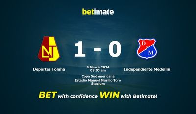 Deportes Tolima vs Independent Medellin przewidywania, kursy i typy bukmacherskie 03.06.2024