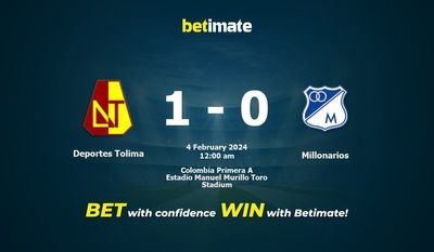 Deportes Tolima – Millonarios przewidywania, kursy i typy bukmacherskie 02.03.2024