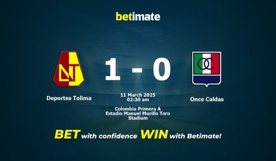 Deportes Tolima vs Once Caldas Prognoza, kursy i porady dotyczące zakładów 03/11/2025