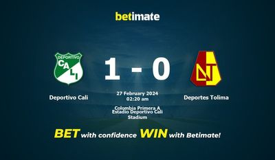 Deportivo Cali vs Deportes Tolima przewidywania, kursy i typy bukmacherskie 27.02.2024