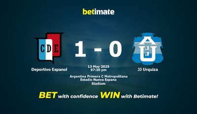 Deportivo Espanol vs JJ Urquiza przewidywania, kursy i typy bukmacherskie 13.05.2025