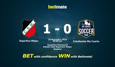 Deportivo Maipu vs Estudiantes Rio Cuarto przewidywania, kursy i typy bukmacherskie 26.11.2023