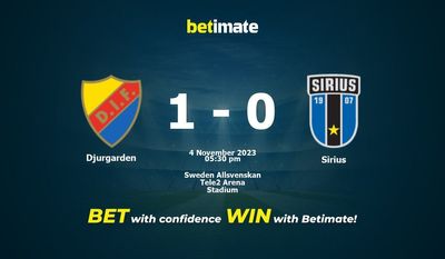 Djurgarden vs Sirius przewidywania, kursy i typy bukmacherskie 11.04.2023
