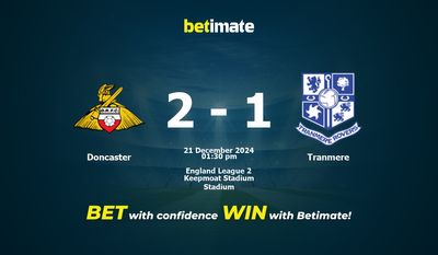 Doncaster vs Tranmere Prognoza, kursy i porady bukmacherskie 21.12.2024