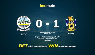 Dover vs Aveley przewidywania, kursy i typy bukmacherskie 26.12.2023